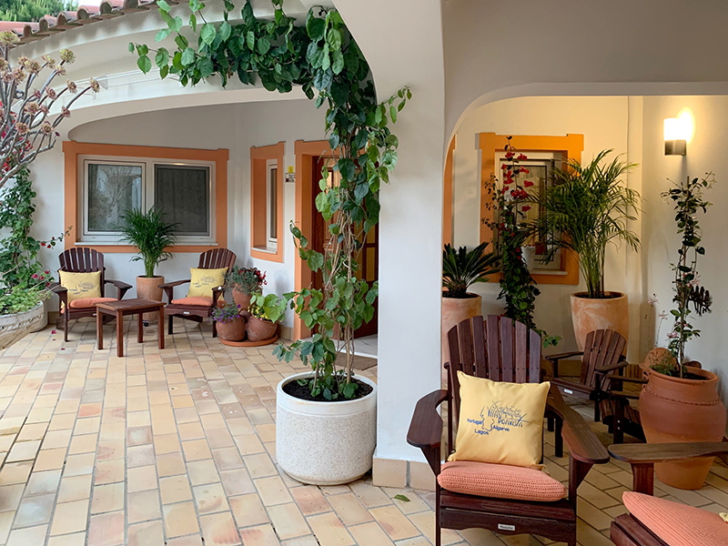 Terrasse und Garten